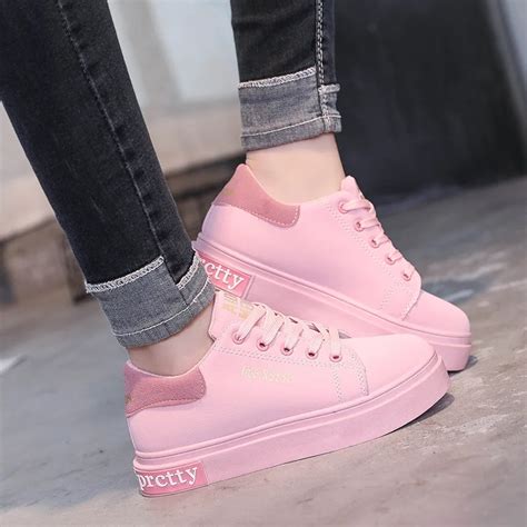 WOMEN'S LUXURY PINK SNEAKERS 